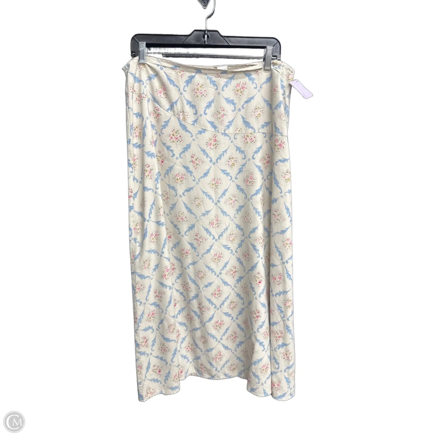 Skirt Midi By Liz Claiborne In Floral Print, Size: 14