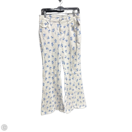 Jeans Flared By Altard State In Floral Print, Size: 8