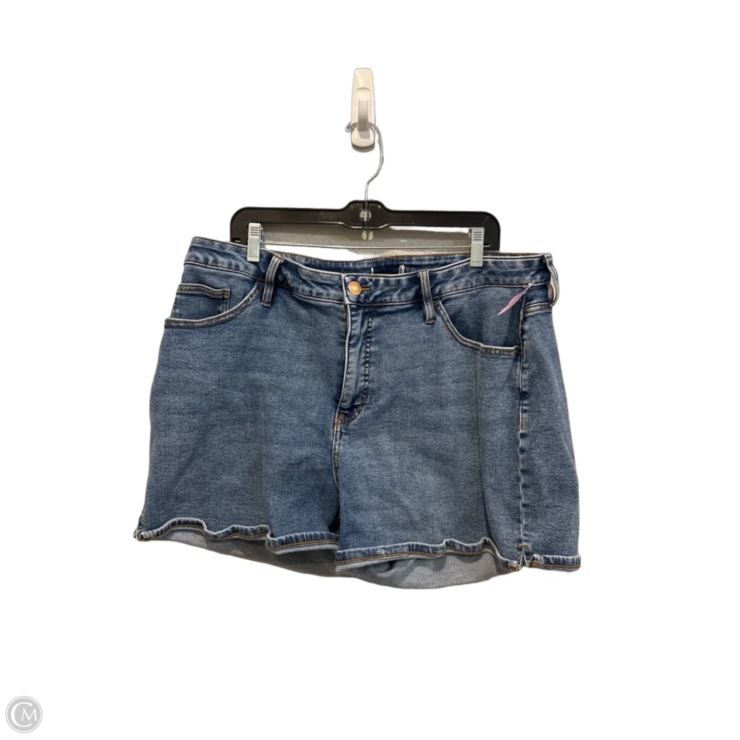 Shorts By Ava & Viv In Blue Denim, Size: 18