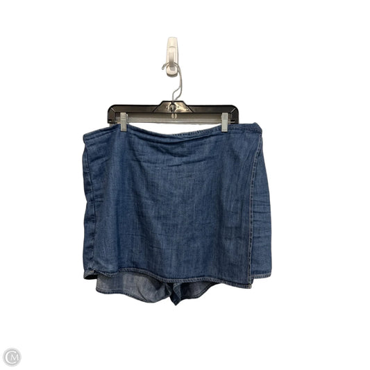 Skort By Old Navy In Blue Denim, Size: 14