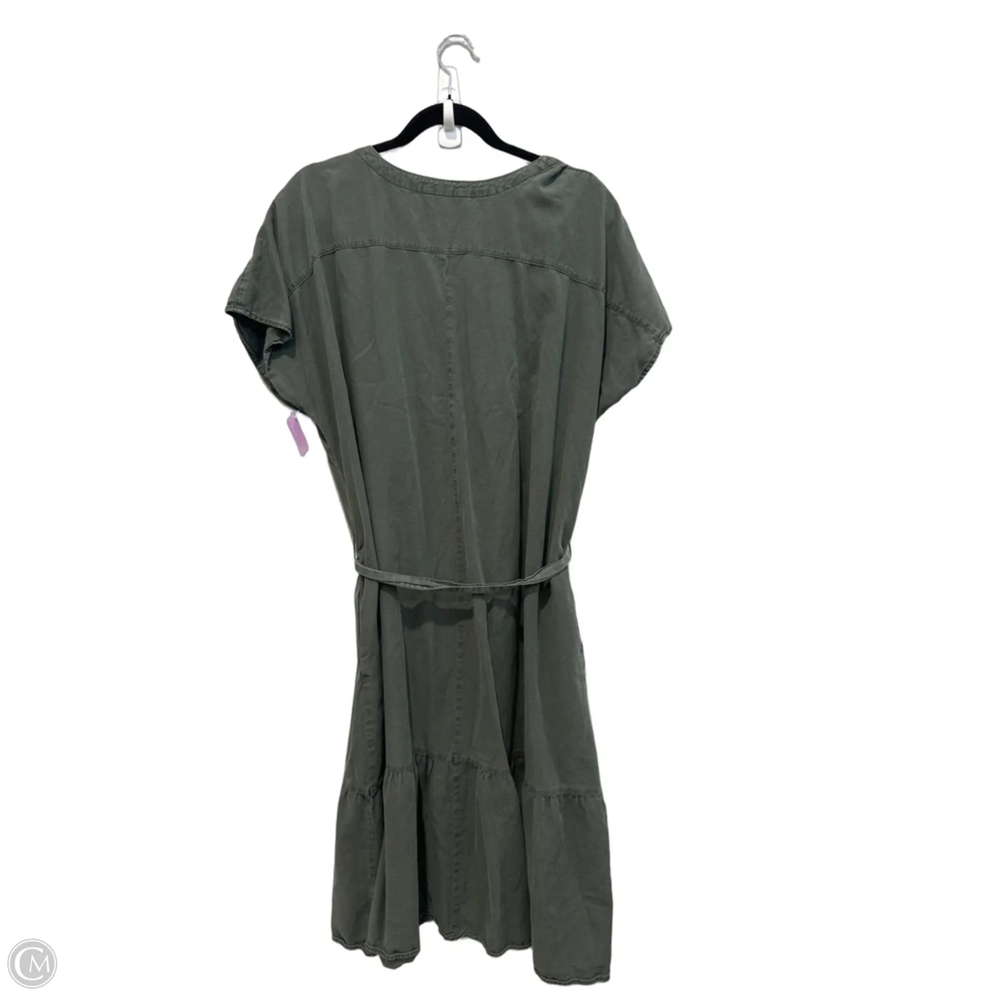 Dress Casual Midi By Terra & Sky In Green, Size: Xl