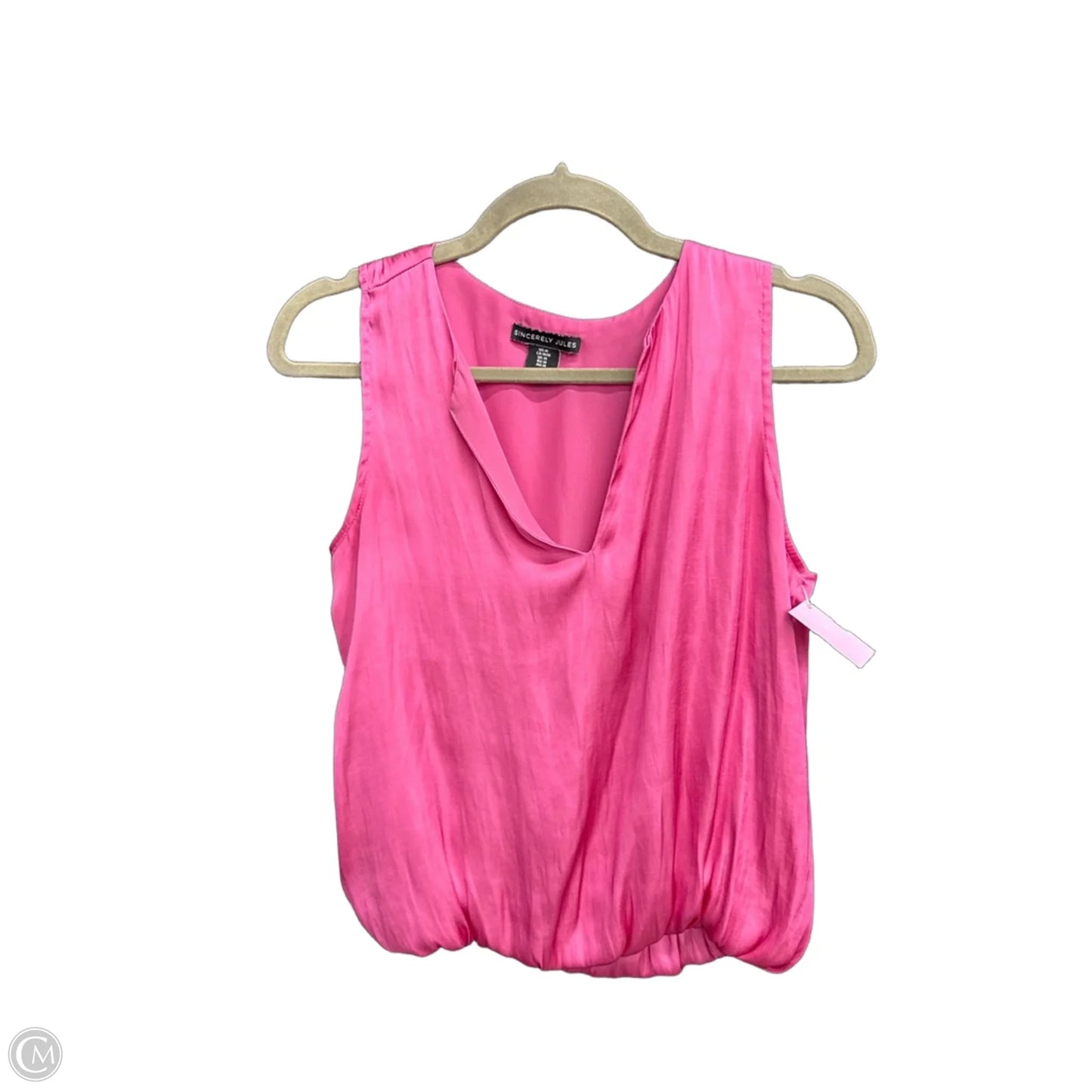 Top Sleeveless By Sincerely Jules In Pink, Size: M