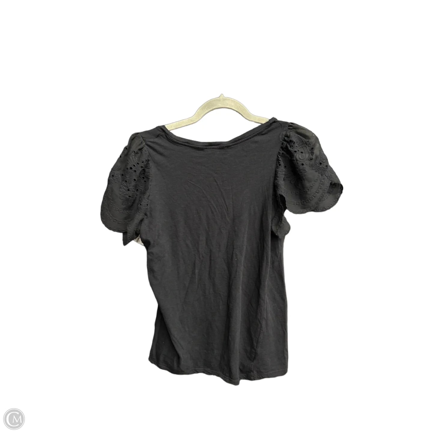 Top Short Sleeve By Boston Proper In Black, Size: S