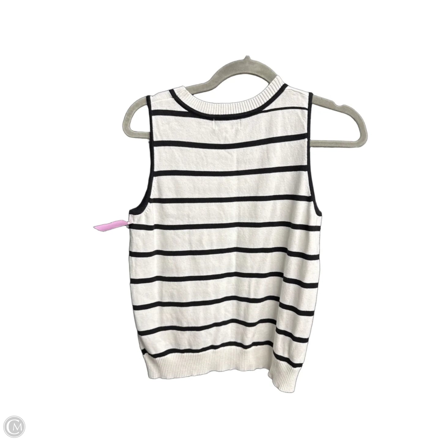 Top Sleeveless By Evereve In Striped Pattern, Size: Xs