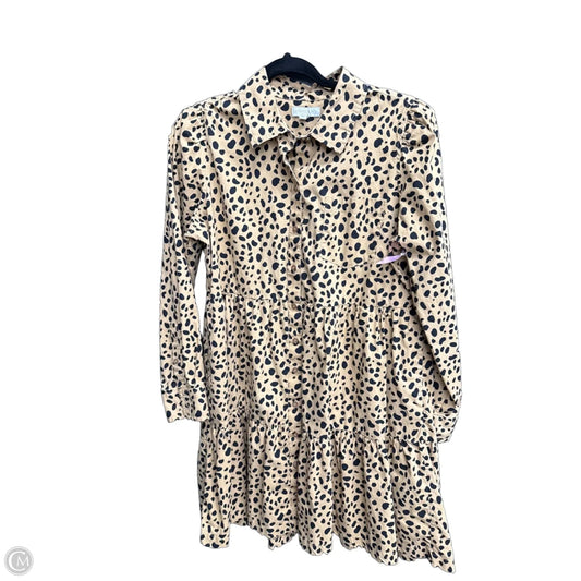 Dress Casual Short By Crown And Ivy In Animal Print, Size: M