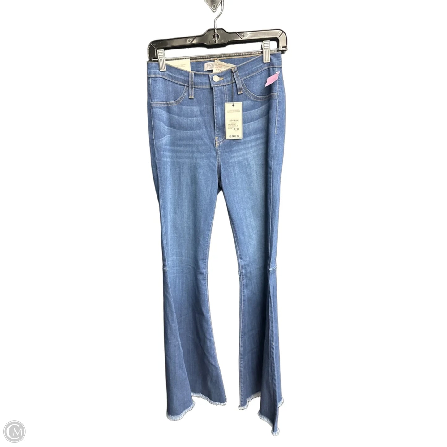 Jeans Flared By Judy Blue In Blue Denim, Size: 6