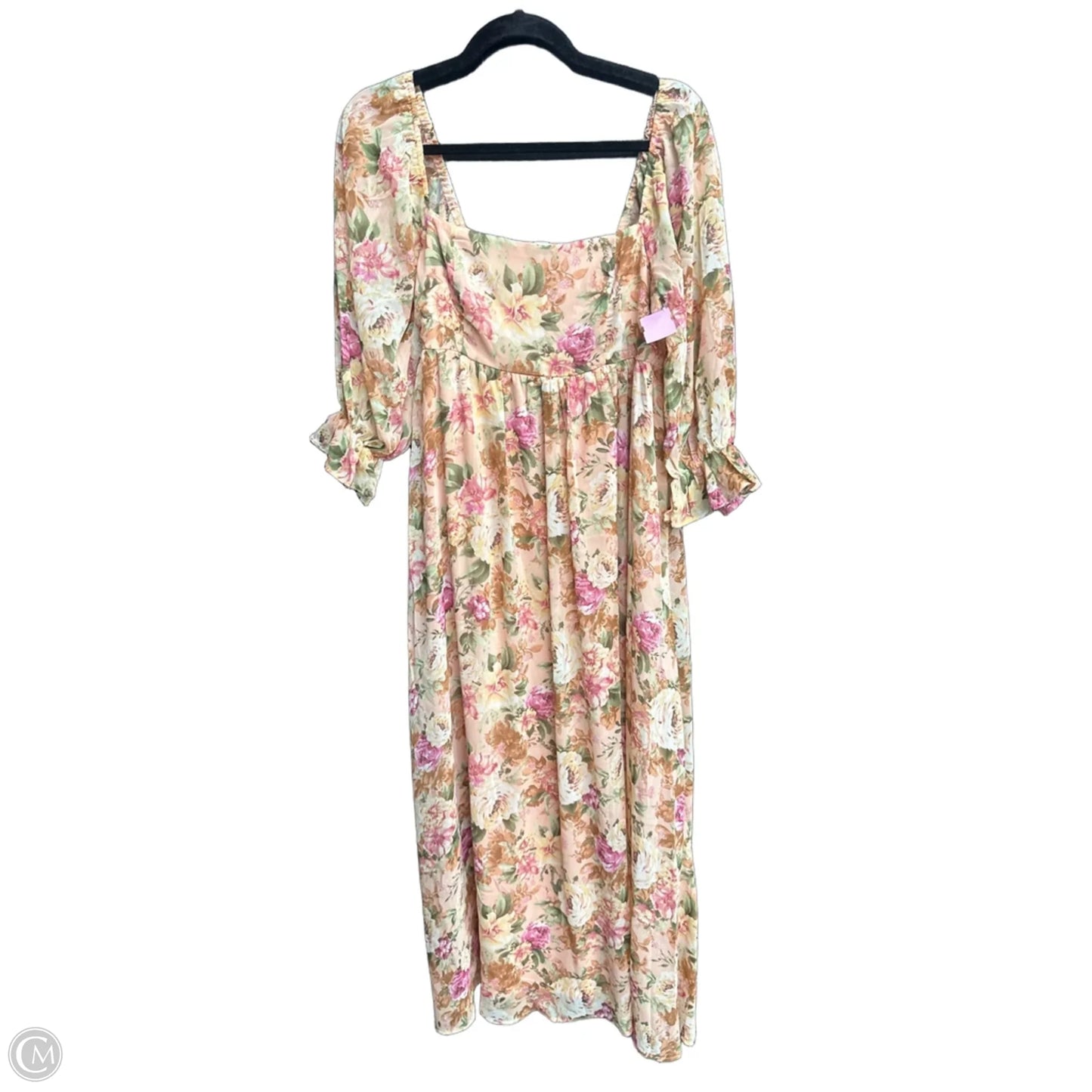 Dress Casual Maxi By Clothes Mentor In Floral Print, Size: M