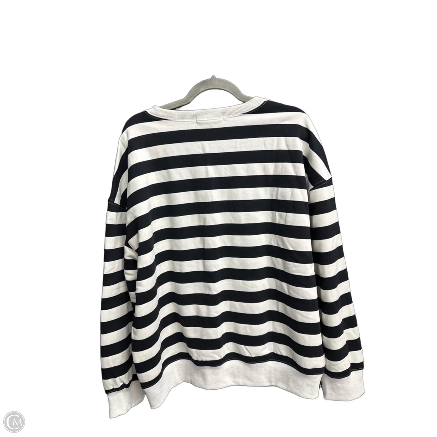 Top Long Sleeve By Clothes Mentor In Striped Pattern, Size: L