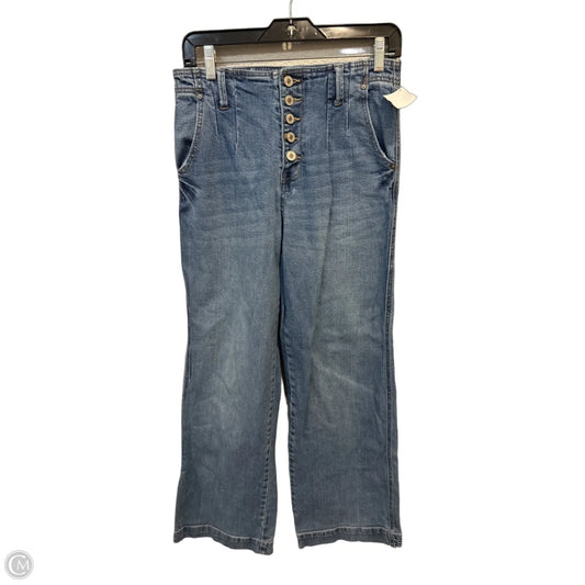 Jeans Wide Leg By Kancan In Blue Denim, Size: 4