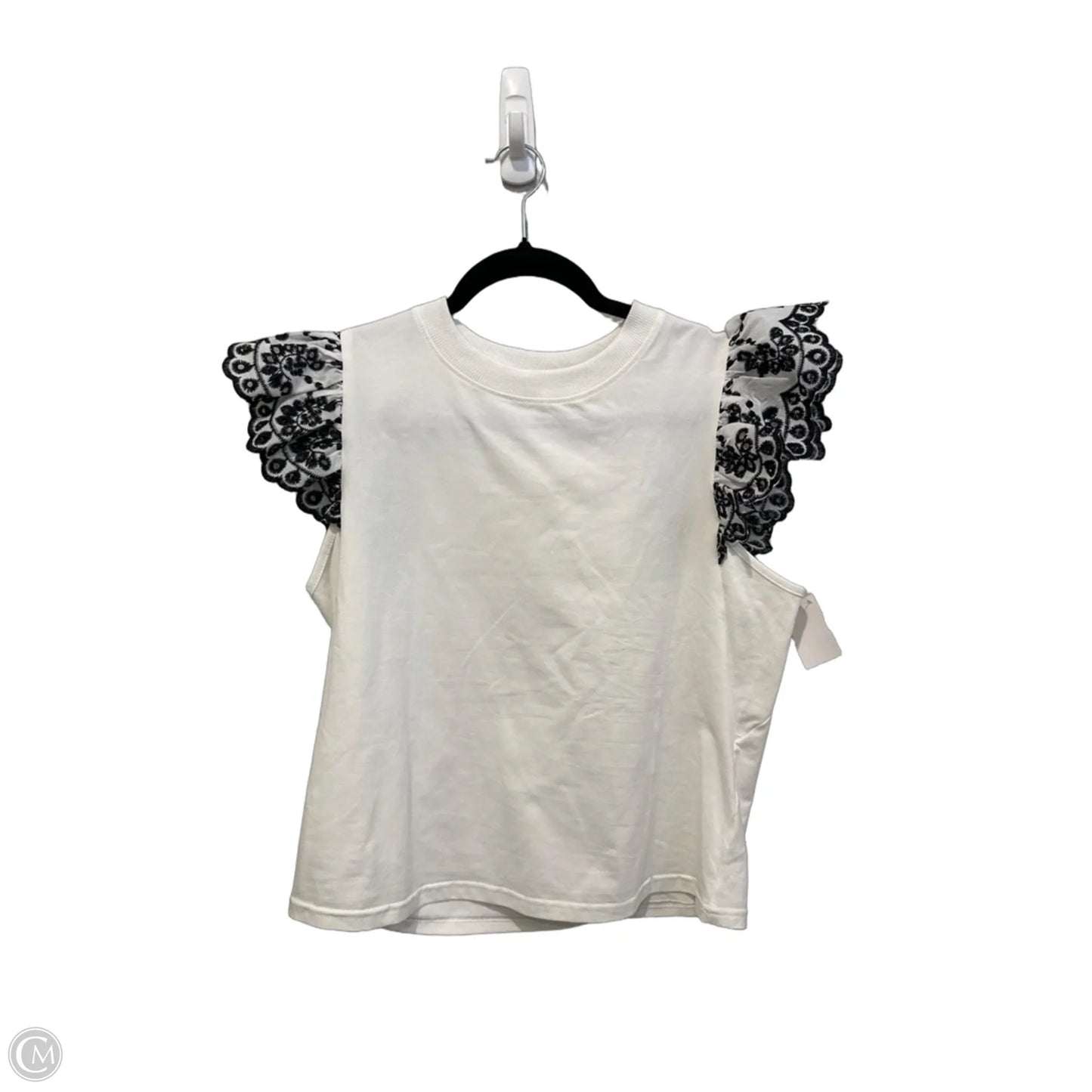 Top Sleeveless By Tcec In White, Size: M