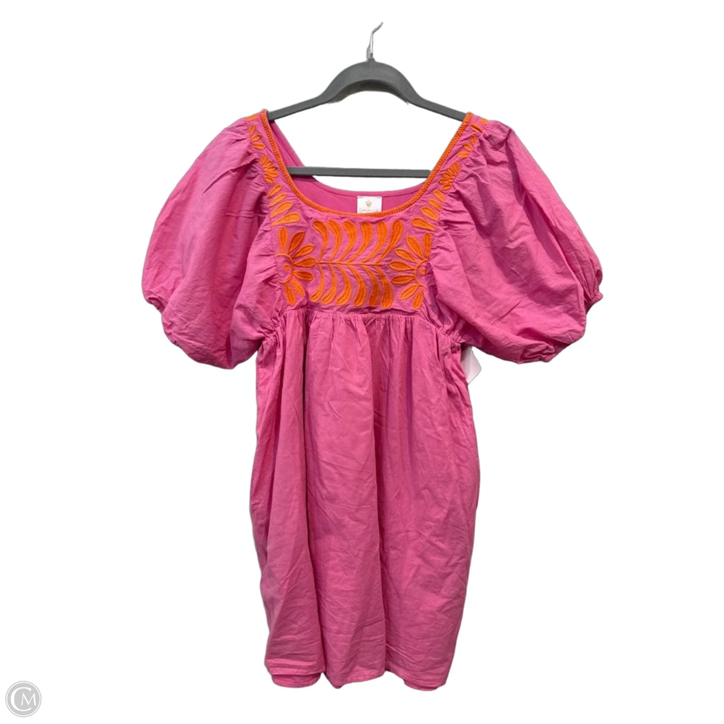 Dress Casual Short By Clothes Mentor In Orange & Pink, Size: Xs