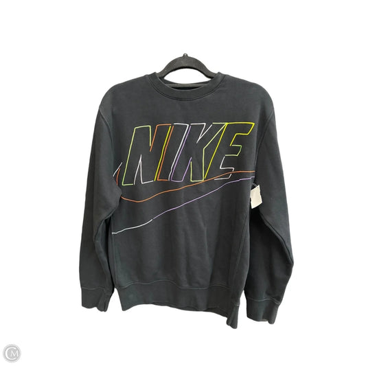 Sweatshirt Crewneck By Nike In Black, Size: S
