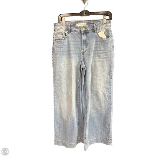 Jeans Wide Leg By Cato In Blue Denim, Size: 6