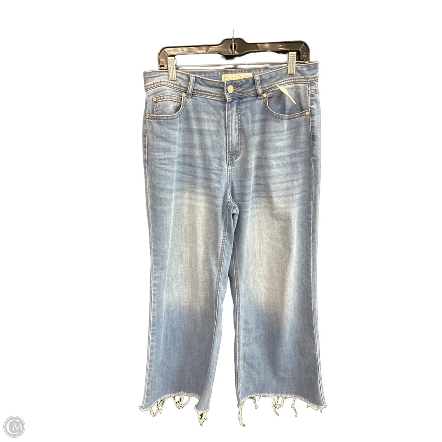 Jeans Wide Leg By Cato In Blue Denim, Size: 10