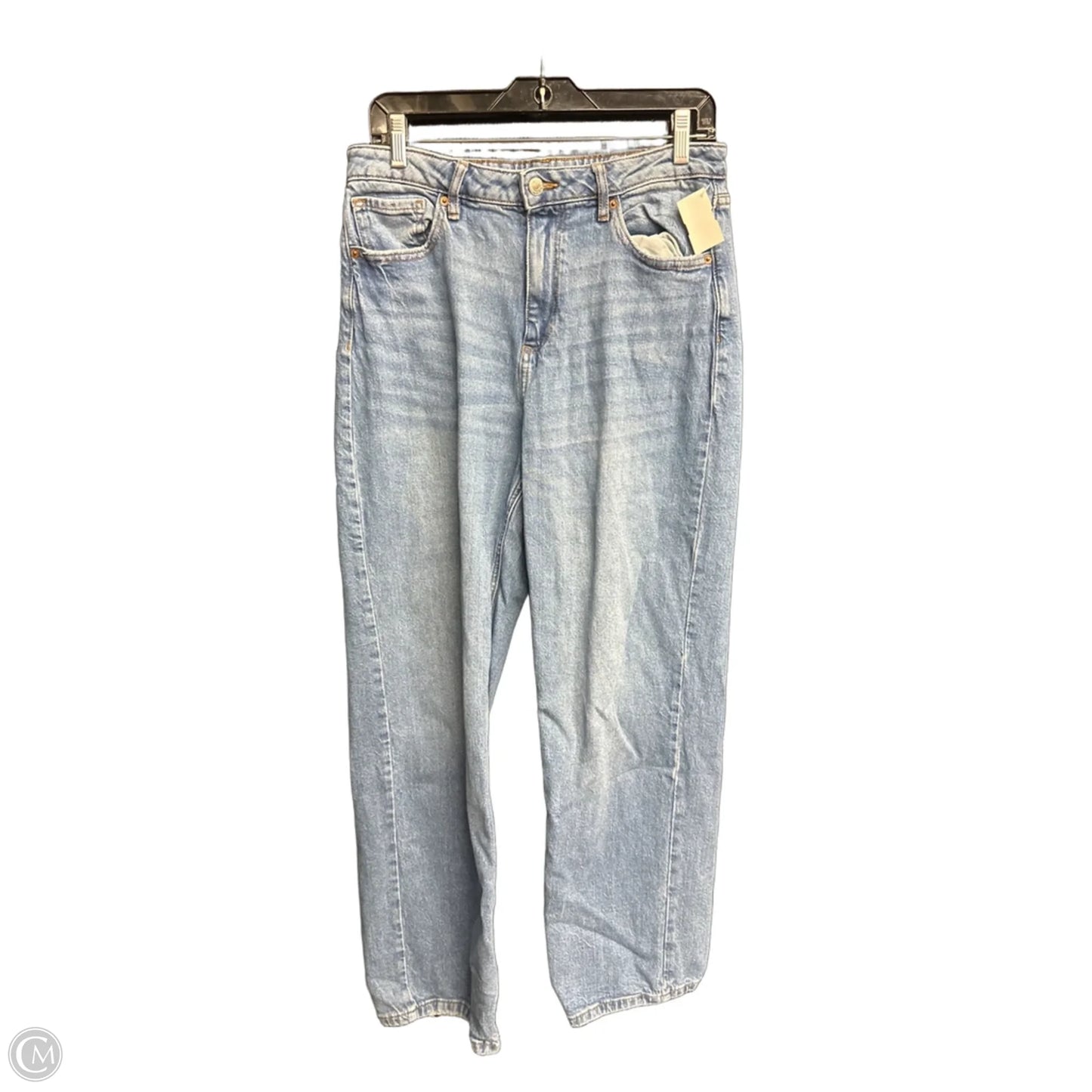 Jeans Wide Leg By Forever 21 In Blue Denim, Size: 6