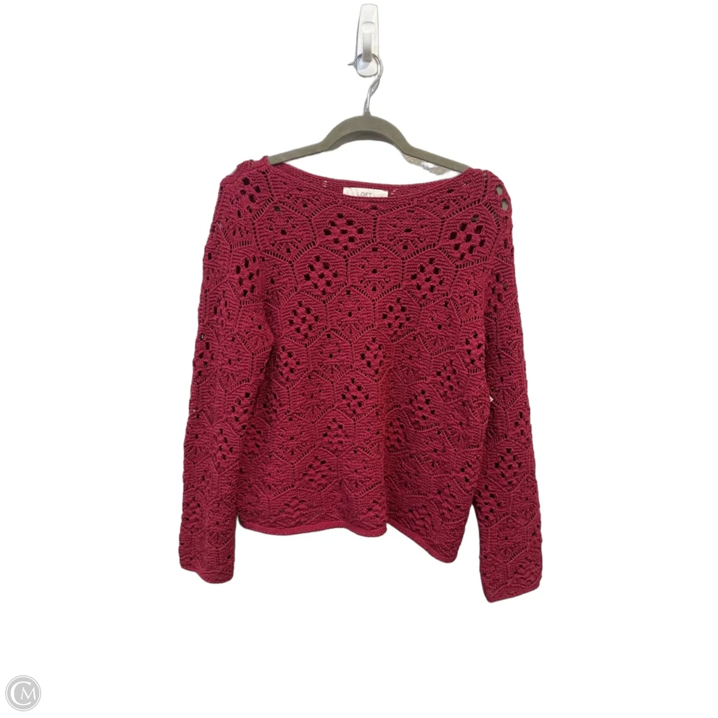 Sweater By Loft In Pink, Size: Mp
