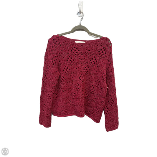 Sweater By Loft In Pink, Size: Mp