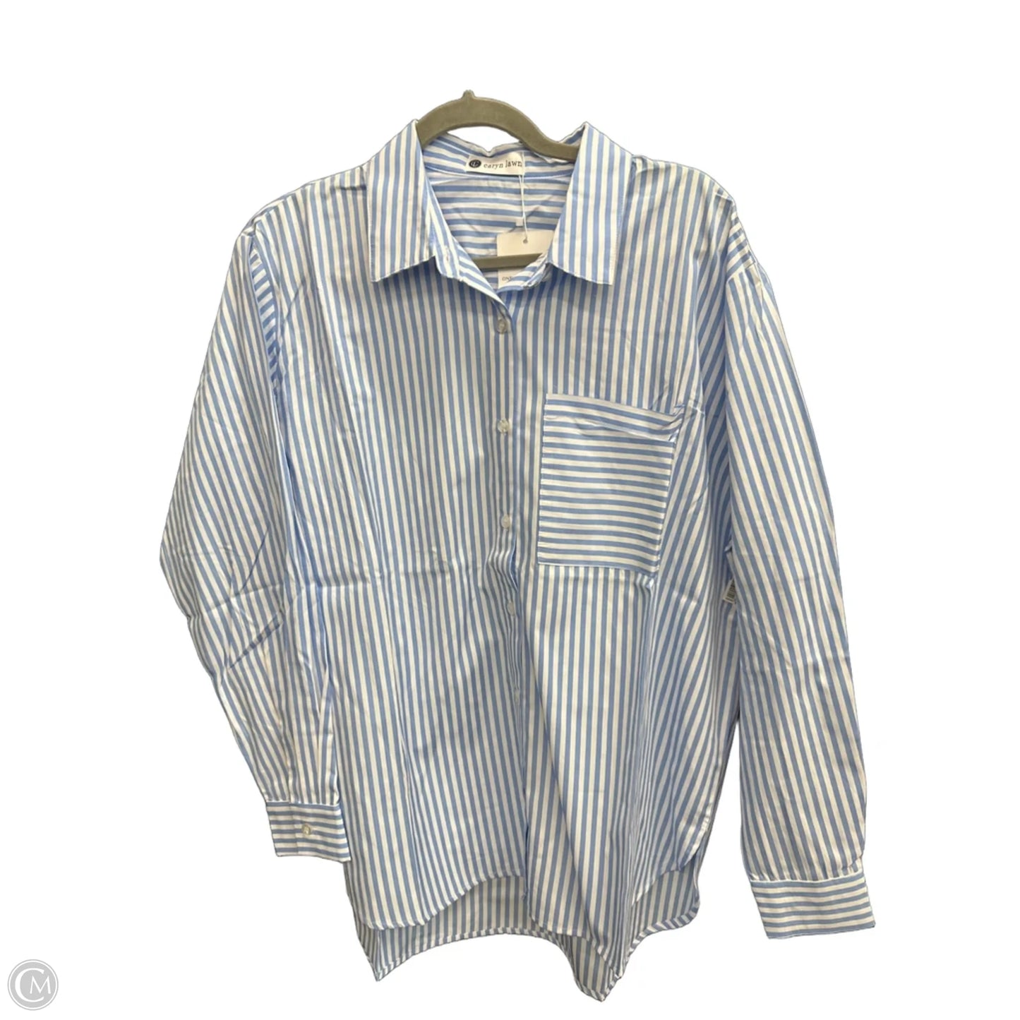 Top Long Sleeve By Clothes Mentor In Striped Pattern, Size: Osfm
