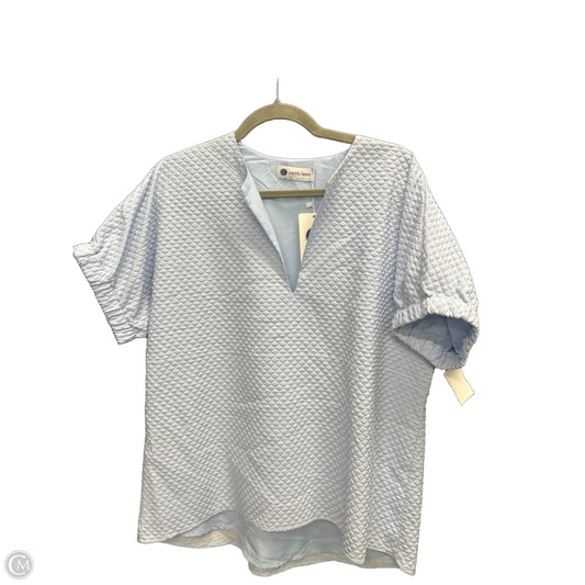 Top Short Sleeve By Clothes Mentor In Blue, Size: Osfm