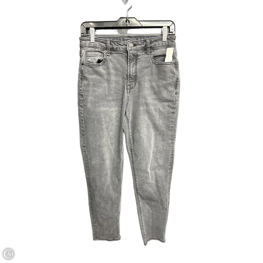 Jeans Boyfriend By American Eagle In Black Denim, Size: 4