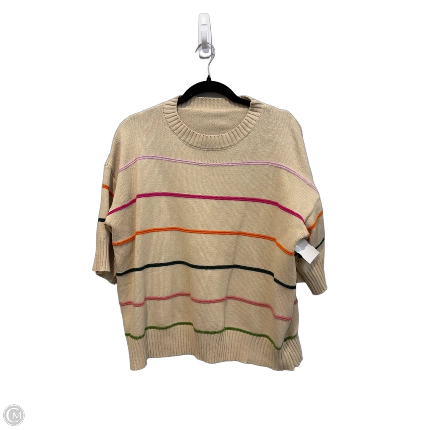 Sweater By Clothes Mentor In Beige, Size: L