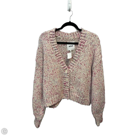 Sweater By Aerie In Pink & Purple, Size: L