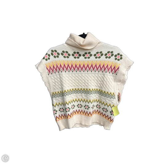 Sweater Short Sleeve By &merci In Cream, Size: M