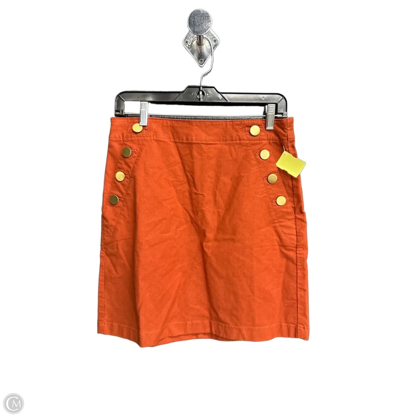 Skirt Mini & Short By Loft In Orange, Size: 4