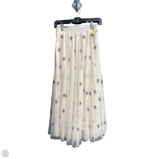 Skirt Maxi By Clothes Mentor In Cream, Size: 4