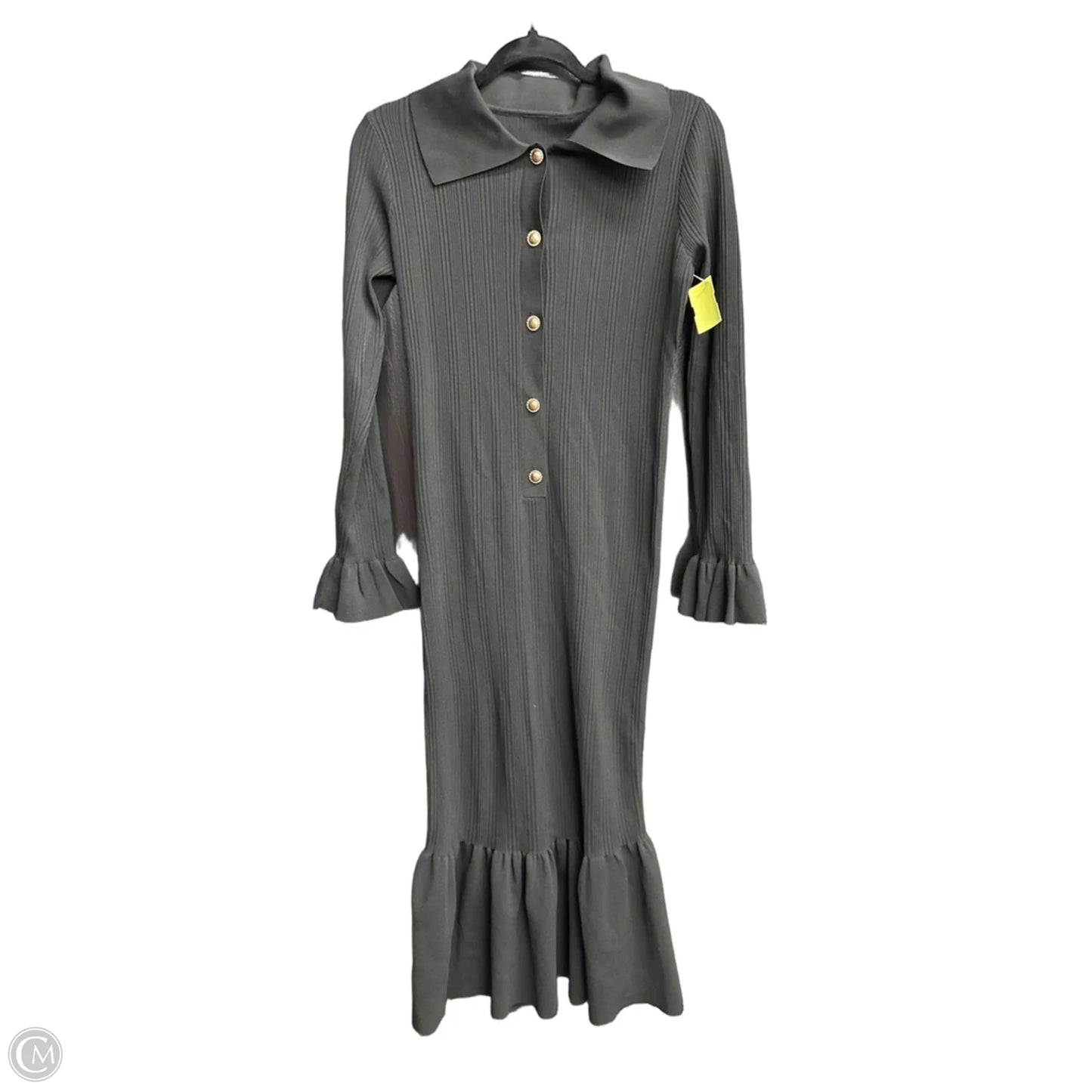 Dress Casual Maxi By Commense In Black, Size: S