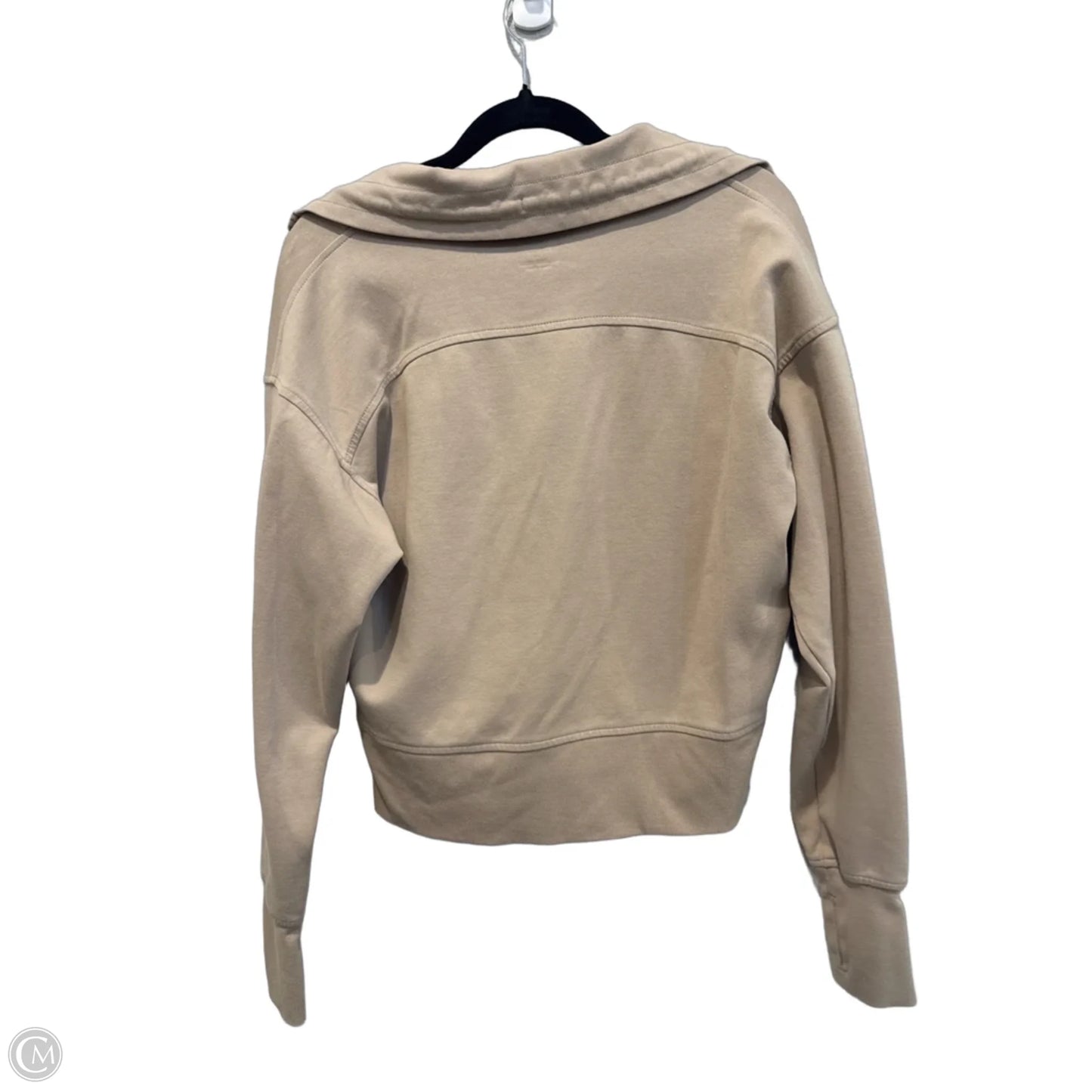 Athletic Sweatshirt Collar By Old Navy In Beige, Size: S