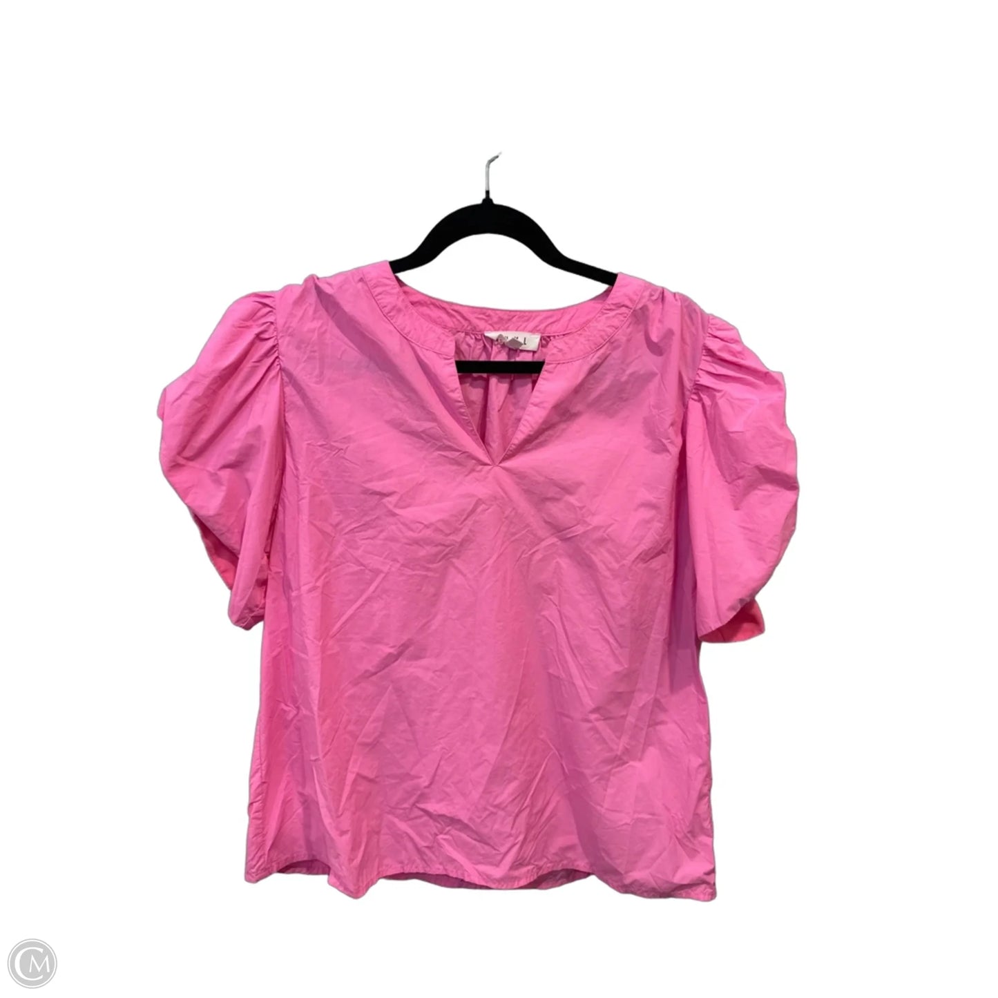 Top Short Sleeve By Thml In Pink, Size: M
