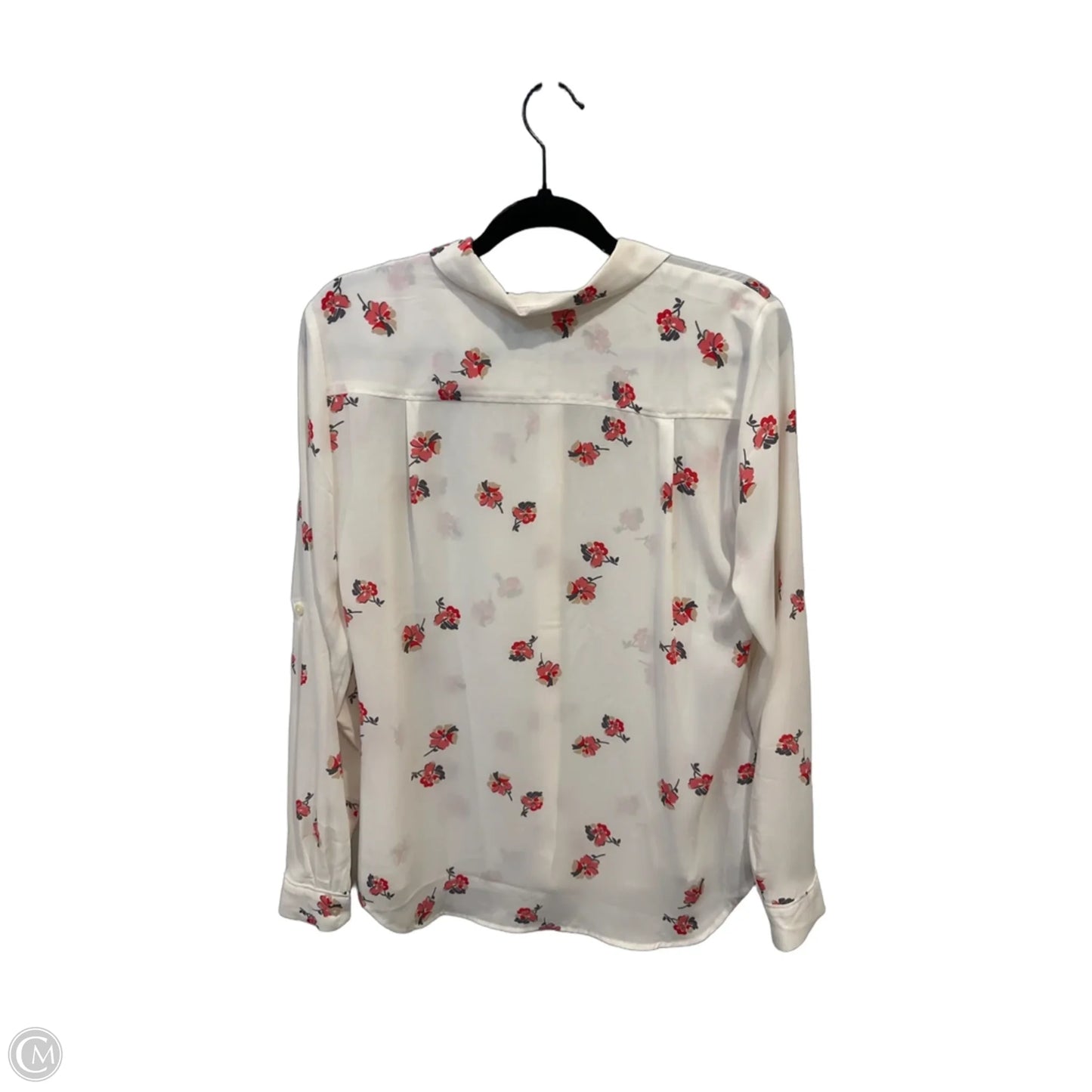 Top Long Sleeve By Loft In Floral Print, Size: S