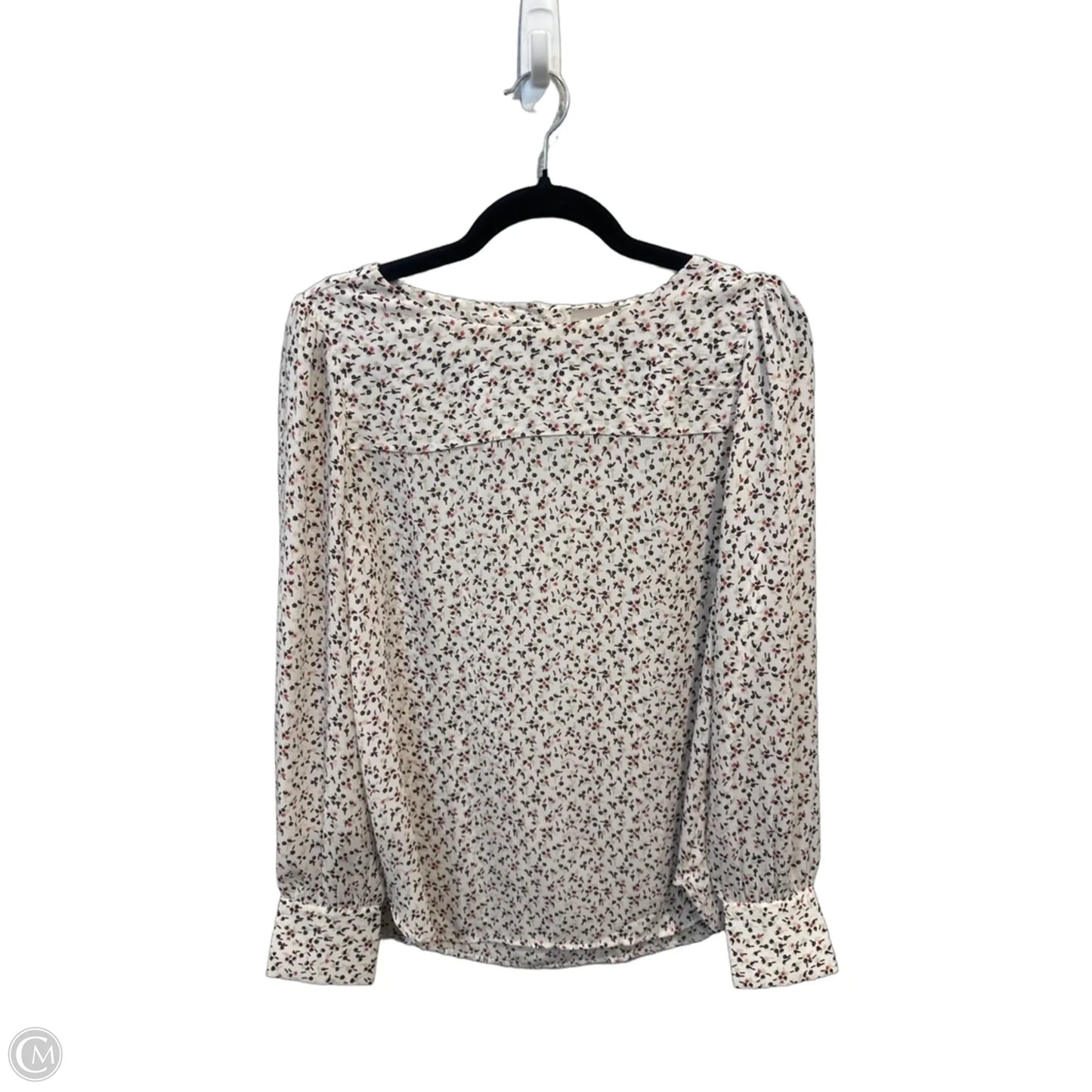 Top Long Sleeve By Loft In Floral Print, Size: S