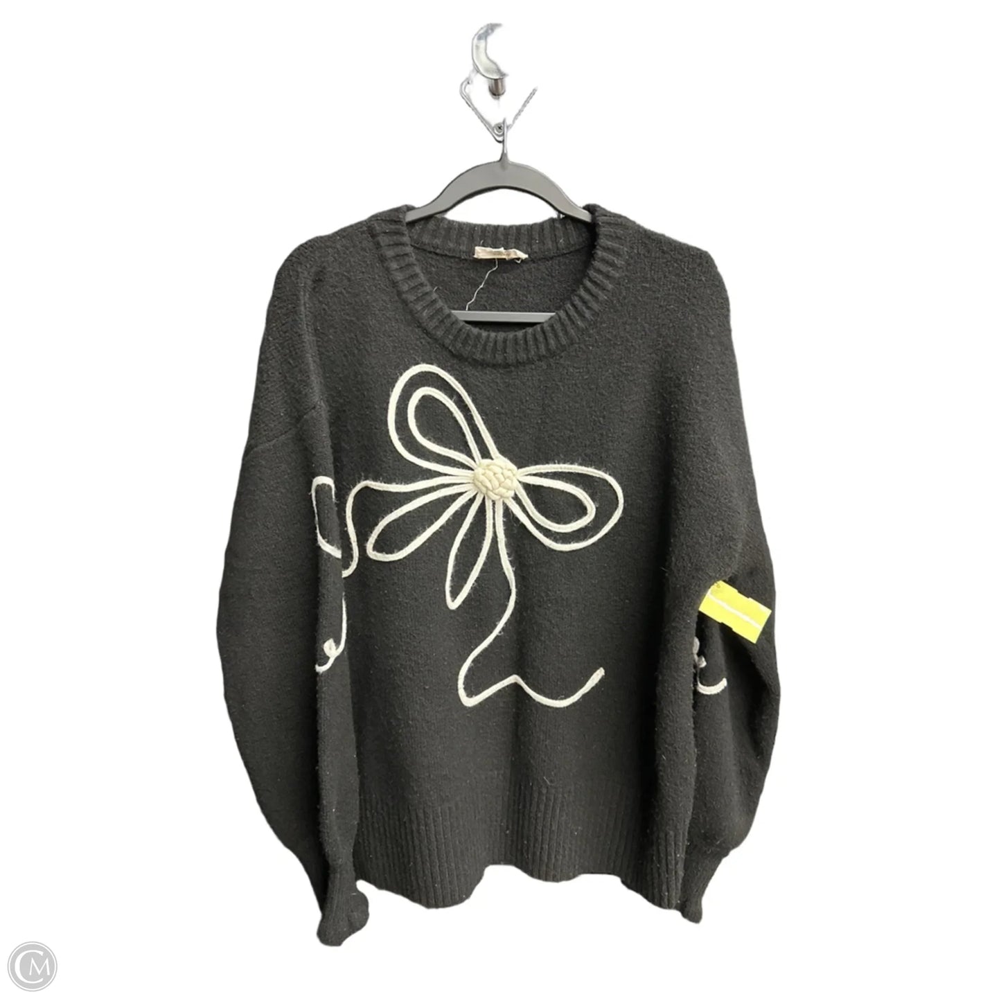 Sweater By Entro In Black & White, Size: L