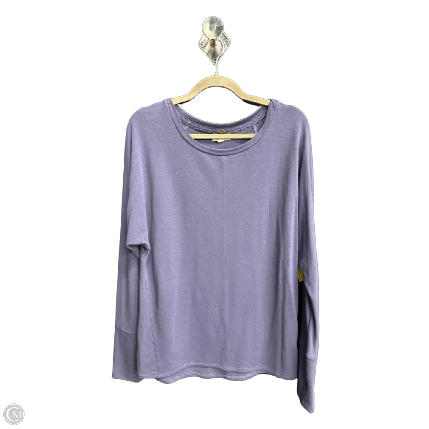 Top Long Sleeve Basic By Cupio In Blue, Size: L