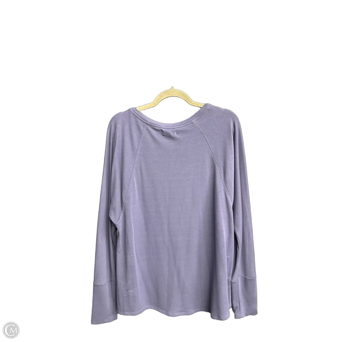 Top Long Sleeve Basic By Cupio In Blue, Size: L