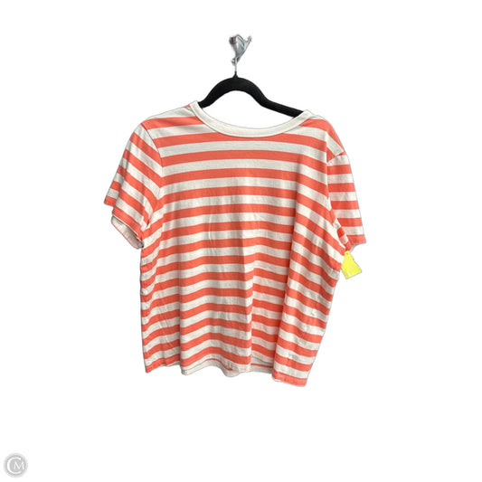 Top Short Sleeve Basic By Old Navy In Striped Pattern, Size: Xl