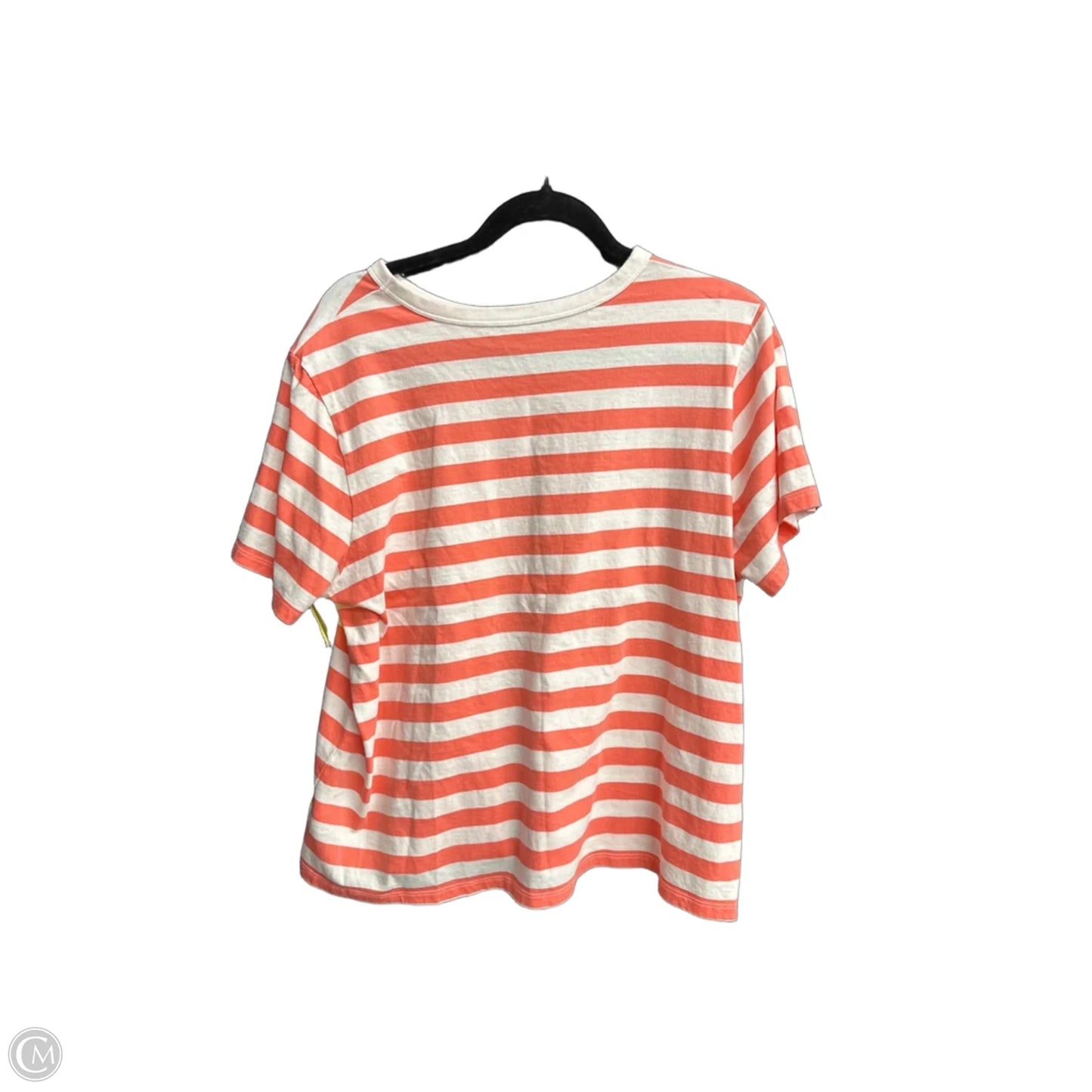 Top Short Sleeve Basic By Old Navy In Striped Pattern, Size: Xl