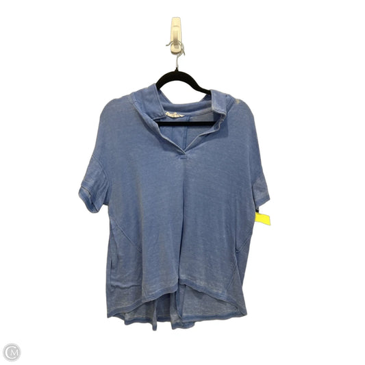 Top Short Sleeve By Jane And Delancey In Blue, Size: M