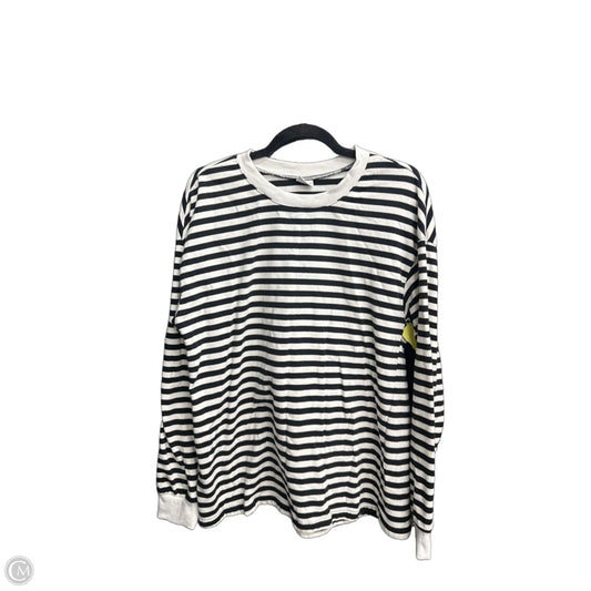 Top Long Sleeve By Wiholl In Striped Pattern, Size: L