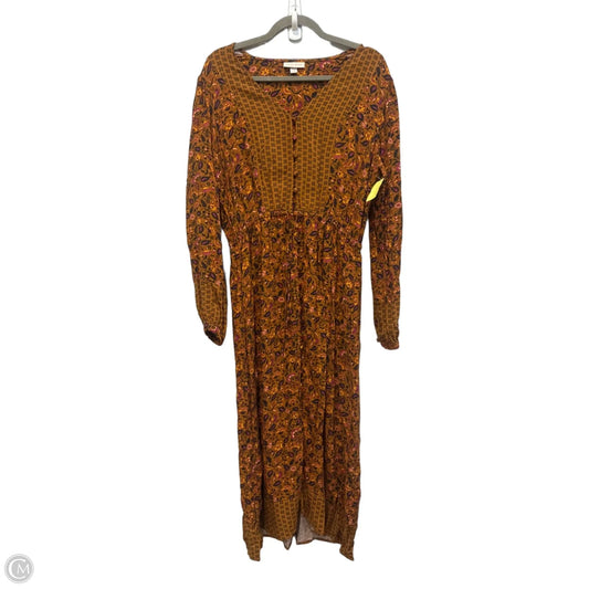 Dress Casual Maxi By Knox Rose In Floral Print, Size: M