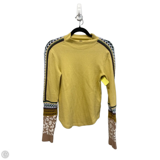 Top Long Sleeve By Free People In Multi-colored, Size: M
