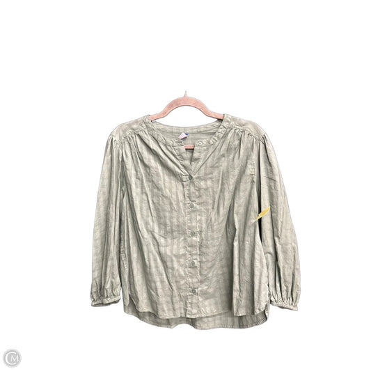 Top Long Sleeve By Old Navy In Green, Size: M