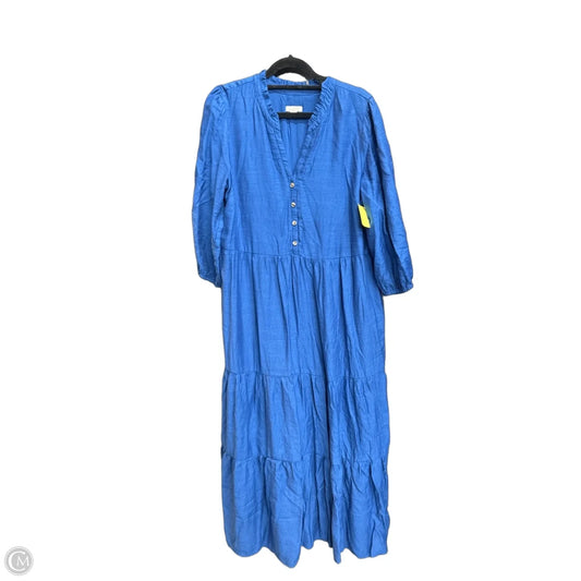 Dress Casual Maxi By J. Jill In Blue, Size: M