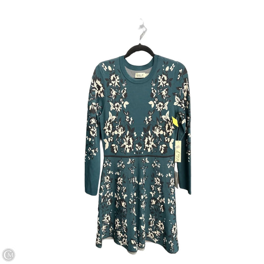 Dress Casual Short By Eliza J In Floral Print, Size: L