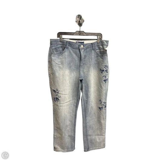 Jeans Straight By Democracy In Blue Denim, Size: 16