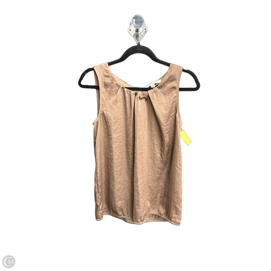 Top Sleeveless By Loft In Brown, Size: S