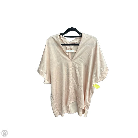 Top Short Sleeve By Karlie In Pink, Size: M