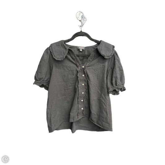 Top Short Sleeve By Gigio In Black, Size: L